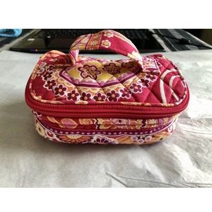Vera Bradley Jewelry Travel Case-Raspberry Fizz
